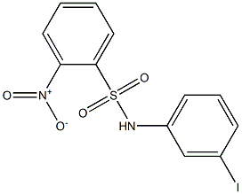 N-(3-Iodophenyl)-2-nitrobenzenesulfonamide, 97% 结构式