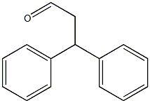 3,3-二苯基丙醛 结构式