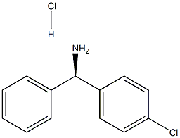 (R)-(4-氯苯基)(苯基)甲胺盐酸盐 结构式