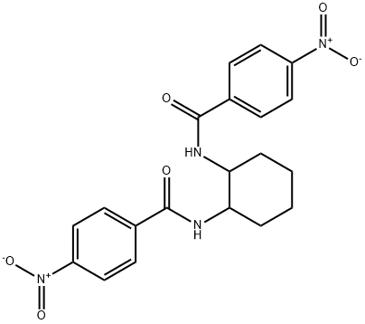 N,N'-1,2-cyclohexanediylbis(4-nitrobenzamide) 结构式