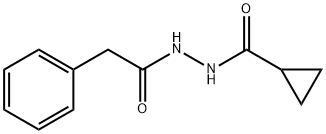 N'-(2-phenylacetyl)cyclopropanecarbohydrazide 结构式