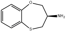 (R)-3,4-dihydro-2H-benzo[b][1,4]oxathiepin-3-amine 结构式