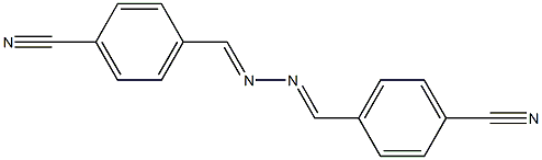 4,4'-[1,2-hydrazinediylidenedi(methylylidene)]dibenzonitrile 结构式