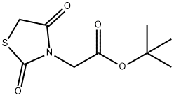 (2,4-Dioxo-thiazolidin-3-yl)-acetic acid tert-butyl ester 结构式