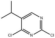 2,4-Dichloro-5-(propan-2-yl)pyrimidine 结构式