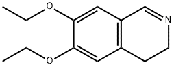 6,7-diethoxy-3,4-dihydroisoquinoline 结构式