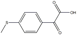 [4-(Methylthio)phenyl]glyoxylic acid 结构式