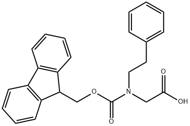 FMOC-(PHENETHYL)GLY-OH 结构式