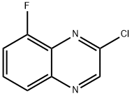 2-氯-8-氟喹喔啉 结构式