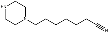 7-(piperazin-1-yl)heptanenitrile 结构式