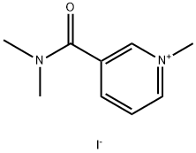 3-(dimethylcarbamoyl)-1-methylpyridinium iodide 结构式