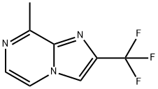 8-METHYL-2-(TRIFLUOROMETHYL)IMIDAZO[1,2-A]PYRAZINE 结构式
