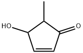 4-HYDROXY-5-METHYLCYCLOPENT-2-EN-1-ONE 结构式