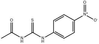 N-[(4-nitrophenyl)carbamothioyl]acetamide 结构式