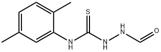 N-[(2,5-dimethylphenyl)carbamothioylamino]formamide 结构式