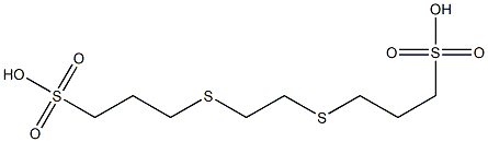 1-Propanesulfonic acid, 3,3'-[1,2-ethanediylbis(thio)]bis- 结构式