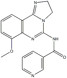 N-(7-Methoxy-2,3-dihydro-imidazo[1,2-c]quinazolin-5-yl)-nicotinamide 结构式