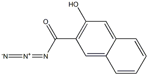 2-Naphthalenecarbonylazide, 3-hydroxy- 结构式
