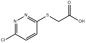 2-((6-氯哒嗪-3-基)硫代)乙酸 结构式
