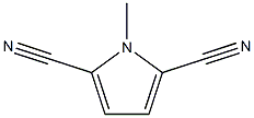 1H-Pyrrole-2,5-dicarbonitrile, 1-methyl- 结构式