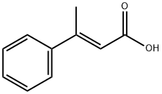 (E)-3-苯基丁-2-烯酸 结构式