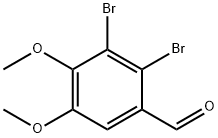 2,3-Dibromo-4,5-dimethoxy-benzaldehyde 结构式