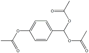 Methanediol,1-[4-(acetyloxy)phenyl]-, 1,1-diacetate 结构式