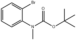 2-溴苯基(甲基)氨基甲酸叔丁酯 结构式