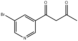 4-(5-溴吡啶-3-基)-4-羟基-3-丁烯-2-酮 结构式