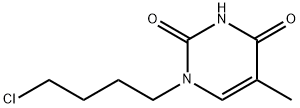 1-(4-氯丁基)-5-甲基嘧啶-2,4(1H,3H)-二酮 结构式