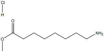 8-氨基辛酸甲酯盐酸盐 结构式