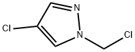 1H-Pyrazole, 4-chloro-1-(chloromethyl)- 结构式