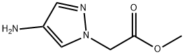 methyl 2-(4-aminopyrazol-1-yl)acetate 结构式