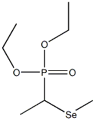 Phosphonic acid, [1-(methylseleno)ethyl]-, diethyl ester 结构式
