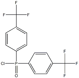 Phosphinic chloride, bis[4-(trifluoromethyl)phenyl]- 结构式