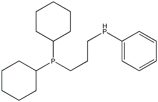 Phosphine, dicyclohexyl[3-(phenylphosphino)propyl]- 结构式