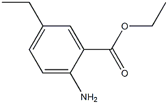 2-氨基-5-乙基苯甲酸乙酯 结构式