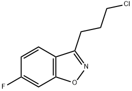 3-(3-氯丙基)-6-氟苯并[D]异噁唑 结构式