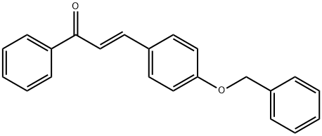 (2E)-3-[4-(benzyloxy)phenyl]-1-phenylprop-2-en-1-one 结构式