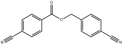 (4'-cyanobenzyl)-4-cyanobenzoate 结构式