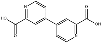 [4,4'-BIPYRIDINE]-2,2'-DICARBOXYLICACID 结构式