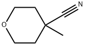 4-METHYLTETRAHYDRO-2H-PYRAN-4-CARBONITRILE 结构式