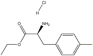 DL-4-甲基苯丙氨酸乙酯盐酸盐 结构式