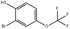 2-溴-4-(三氟甲氧基)苯硫醇 结构式