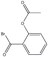 Benzoyl bromide, 2-(acetyloxy)- 结构式