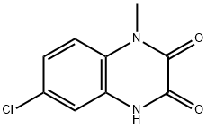 6-氯-1-甲基-1,4-二氢喹喔啉-2,3-二酮 结构式