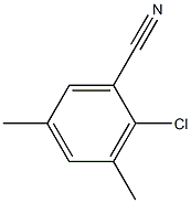 2-chloro-3,5-dimethylbenzonitrile 结构式