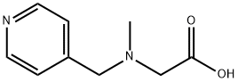 N-methyl-N-(pyridin-4-ylmethyl)glycine 结构式