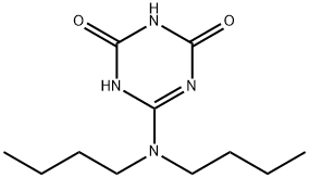 1,3,5-Triazine-2,4(1H,3H)-dione, 6-(dibutylamino)- 结构式