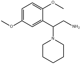 2-(2,5-dimethoxyphenyl)-2-(piperidin-1-yl)ethan-1-amine 结构式